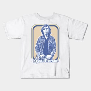 Kris Kristofferson / Retro Style Country Music Fan Gift Kids T-Shirt